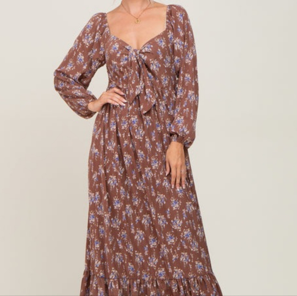 Floral Print Mattie Maxi Dress